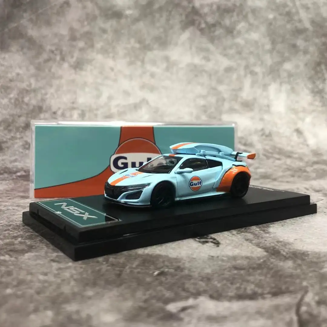 

Time Micro 1/64 Model Car Honda NSX Alloy Vehicle Die-cast Display Collection - Gulf