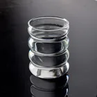 Термостойкая стеклянная чашка в форме ряби, кружка для молока, пива, эспрессо, кофе, кружка ручной работы для пива, чая, виски, стеклянные чашки, посуда для напитков