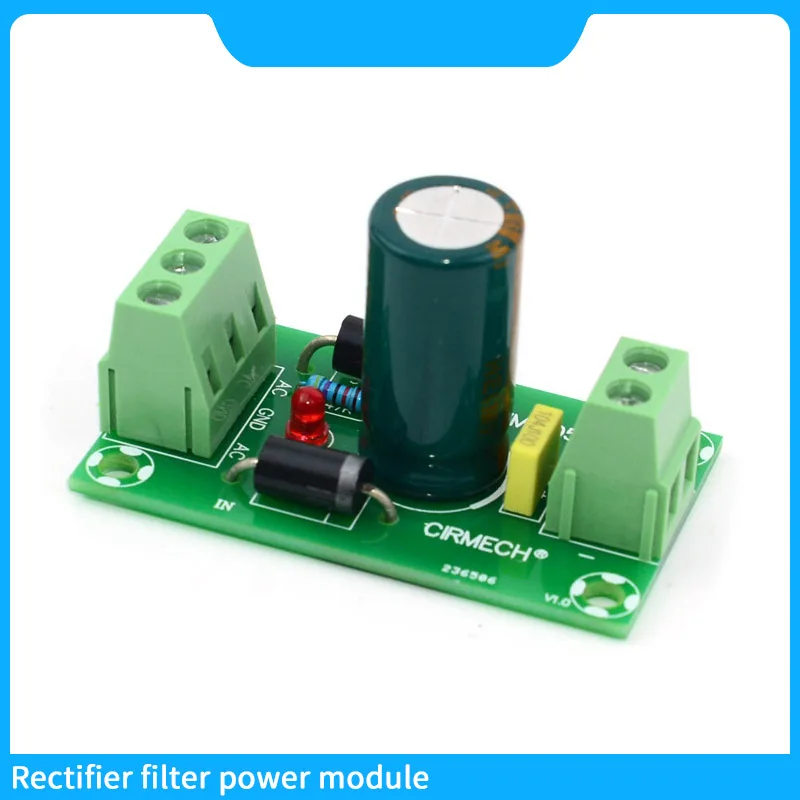 

Rectifier Filter Power Module Dual AC Power Supply to Single DC Rectifier Filter Board AC to DC Adapter