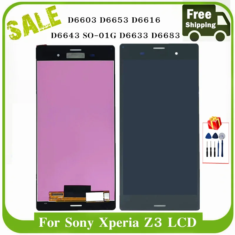 5 2 ''оригинальный экран для Sony Xperia Z3 ЖК-дисплей сенсорный дигитайзер Запчасти