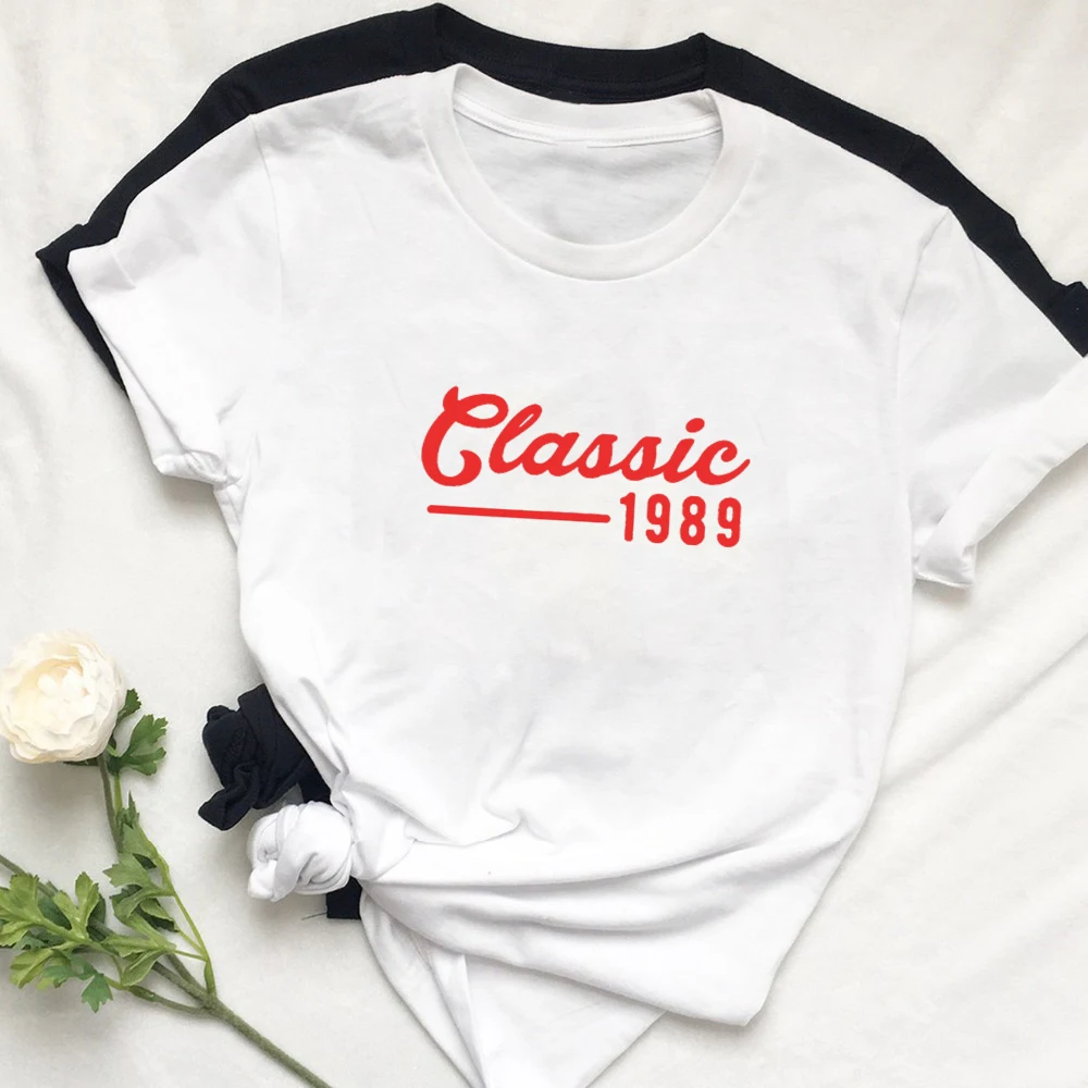 Футболка женская классическая с коротким рукавом модный топ графическим принтом