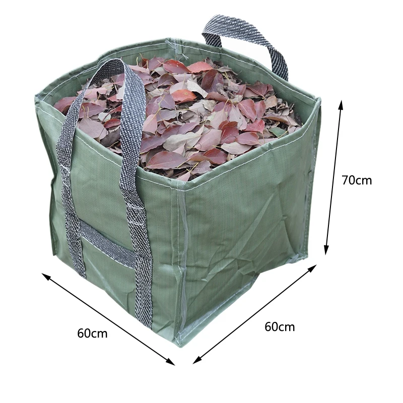 Садовые мешки с листьями для газонов мусорные двора контейнер очистки брезента