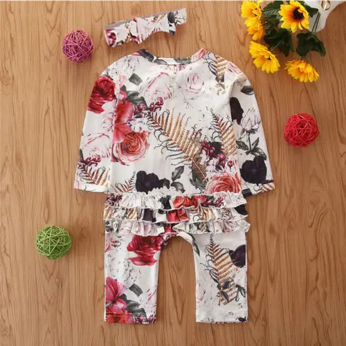 Детский комбинезон с длинным рукавом хлопковая одежда для новорожденных девочек