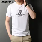 COODRONY брендовая летняя Новинка модная повседневная футболка с круглым вырезом и короткими рукавами для мужчин, высокое качество, крутая хлопковая Футболка C5188S