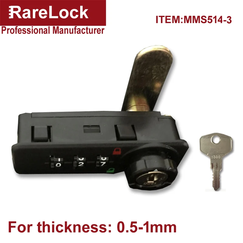 Rarelock комбинации шкаф Cam замок 3 цифры для двери тренажерный зал школы шкафчик офис ящик ювелирных изделий боковой стол дома DIY MS514 hh