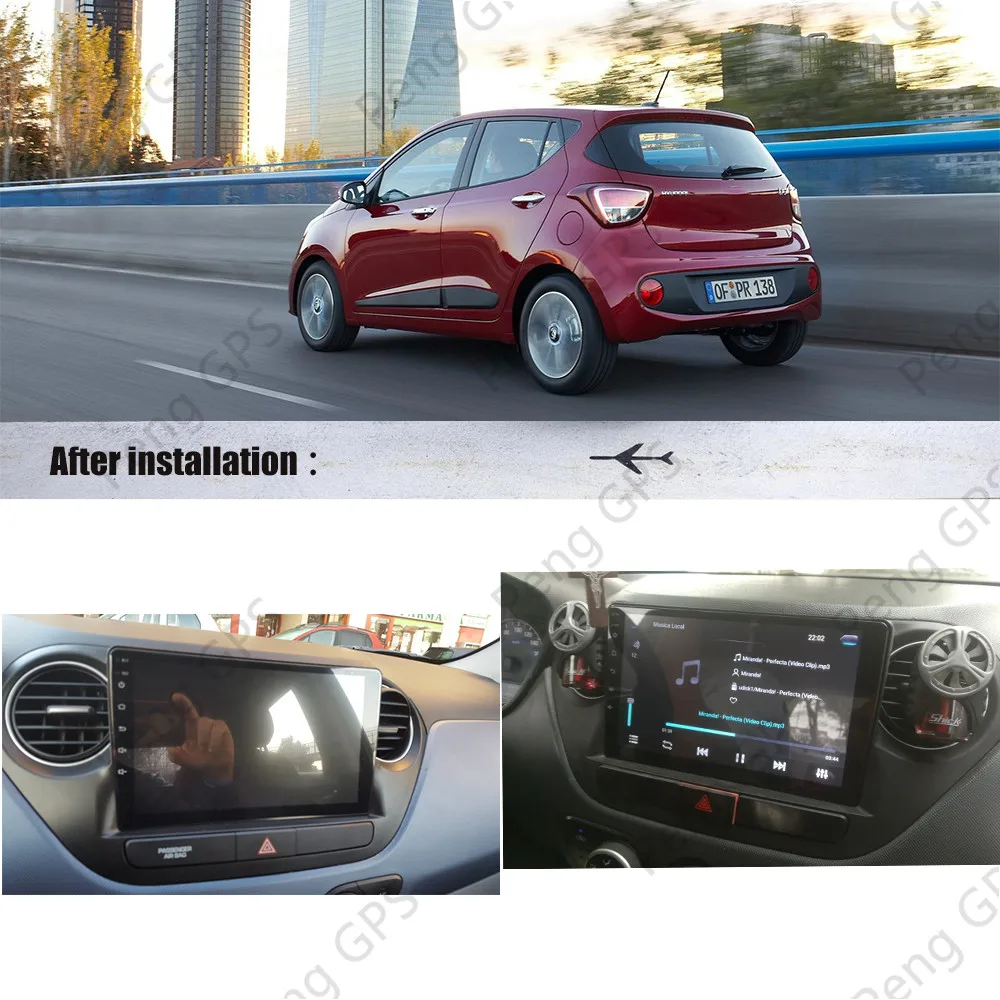 Android 9 0 PX6 DSP для Hyundai Grand I10 2013 2019 Автомобильный мультимедийный стерео плеер без DVD