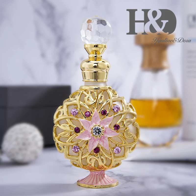 H&D, 15 стилей, пустые многоразовые флаконы для духов, Ретро стиль, матовое стекло, тонкий ароматизированный ароматизатор, контейнер для эфирных масел, Декор, подарок для девушек