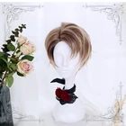 Коричневые, желтые, черные, нейтральные, в стиле лолита Харадзюку, короткие, прямые, средней длины, аксессуары для косплея для девочек, головные уборы