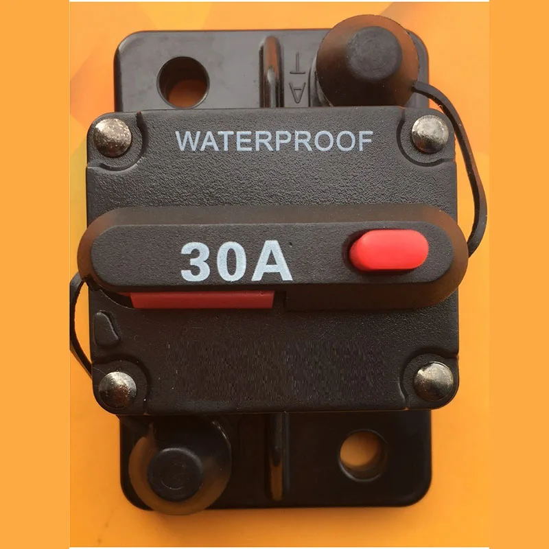 12V-24V DC 30A 40A 50A 60A 70A 80A 100A 150A 200A водонепроницаемый выключатель предохранитель сброса
