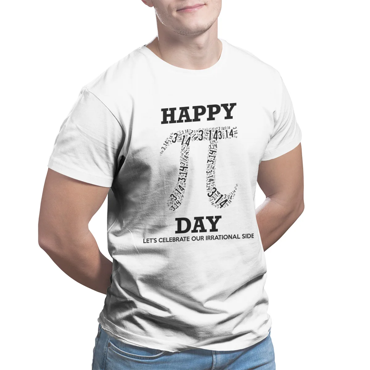 

Pi Day T-Shirt Vintage Funny Short Sleeve Oversized Sleeve Streetwear Mens Clothes 10861