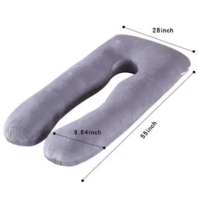 Бесплатная доставка Новая U-образная подушка для беременных с кристаллами