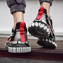 39-45Fashion Casual Shoes Men Lighted Breathable Mesh Sneakers Men Outdoor hip hop Lace Up Non-slip Sapatos de corrida 39-45Fashion Casual Shoes Men Lighted Breathable Mesh Sneakers Men Outdoor hip hop Lace Up Non-slip Sapatos de corrida