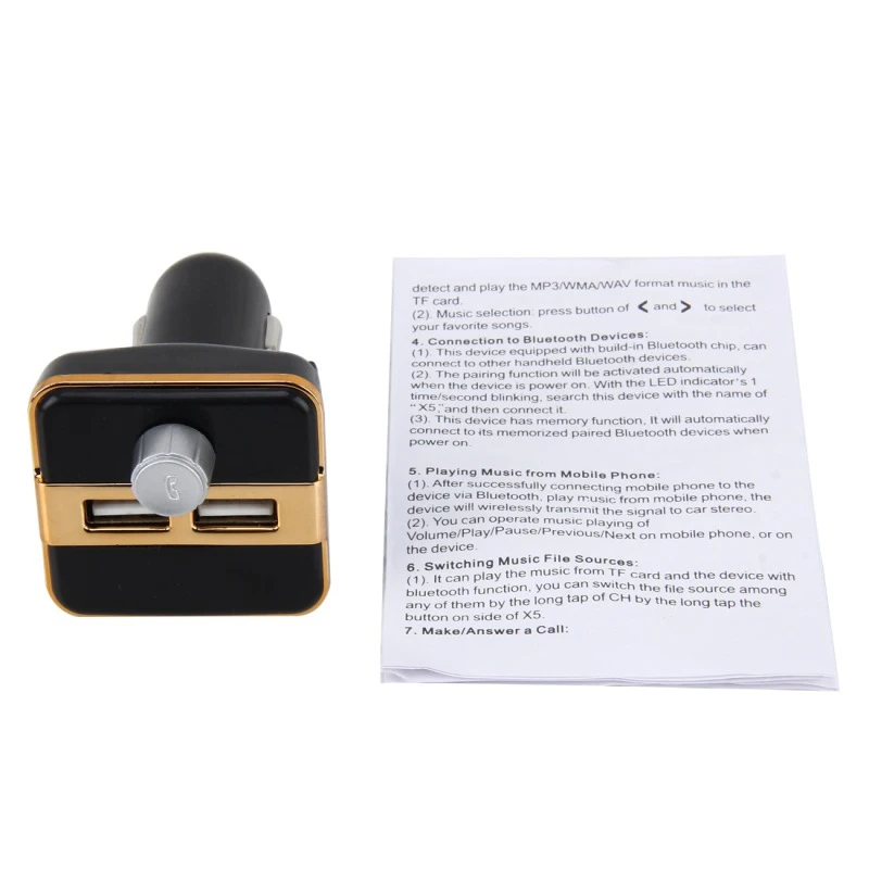 Wireless Bluetooth Handsfree Transmitter Car MP3 FM Player Double USB LCD Charger V-Best | Автомобили и мотоциклы