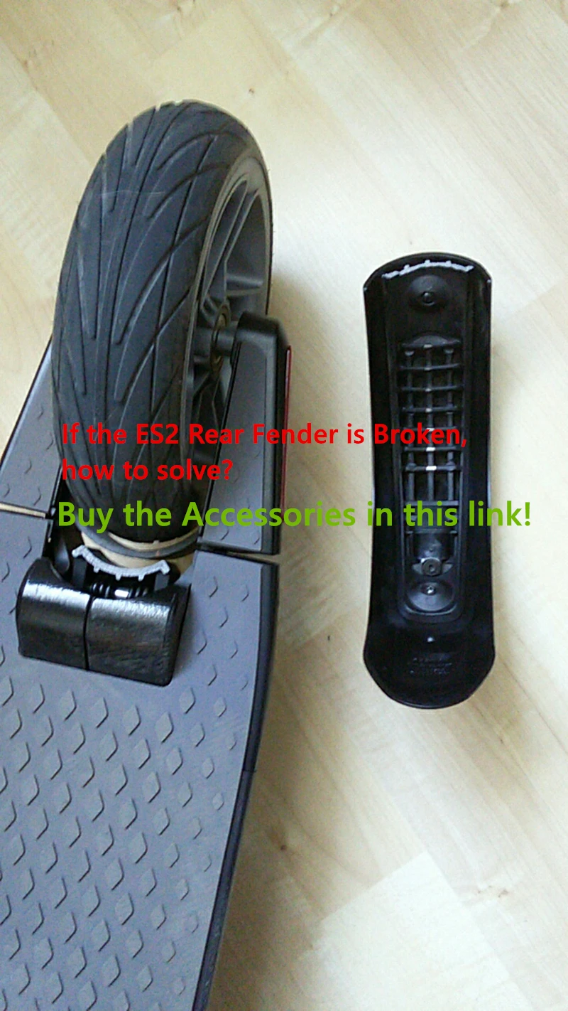 Original Rear Wheel Physical Brake Fender Parts for Ninebot ES2 ES4 Electric Kickscooter Rear Wheel Brake Fender Kit Accessories
