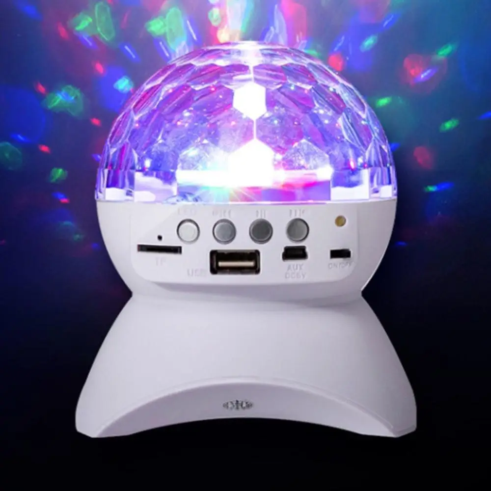 Цветная неоновая сценическая лампа Беспроводная колонка с поворотом на 360