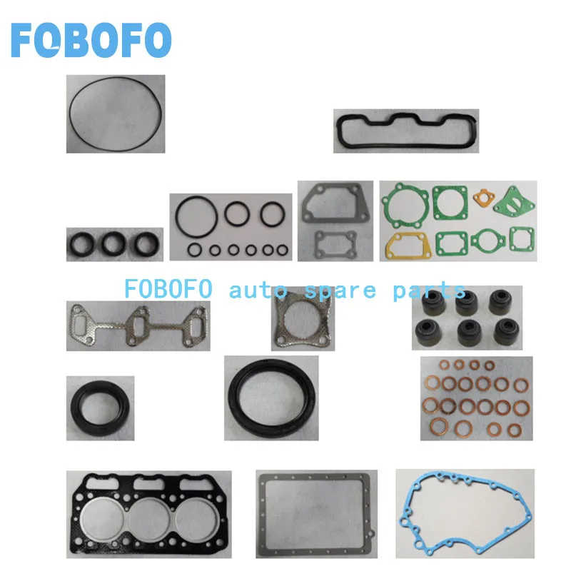 Комплект для капитального ремонта двигателя с полной прокладкой kubota 3D72HL |