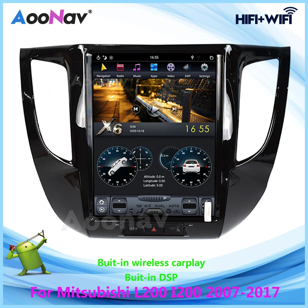 

Car Radio For MITSUBISHI L200 2007- 2015 2016 2017 2Din Auto Stereo Tape Recorder Multimedia Player GPS Navigation PX6 Android