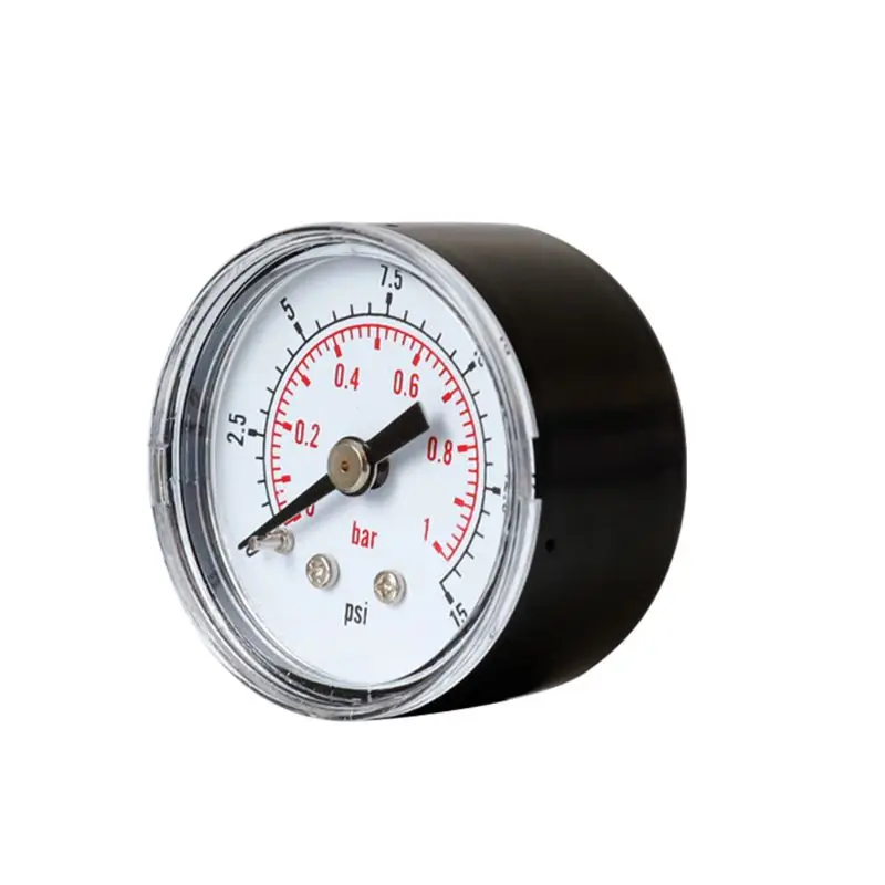 Pressure Gauge 40mm 1/8 BSPT Rear Back 15-300 PSI &amp Bar for Air Gas Wate Fuel C90A 15-30 | Инструменты