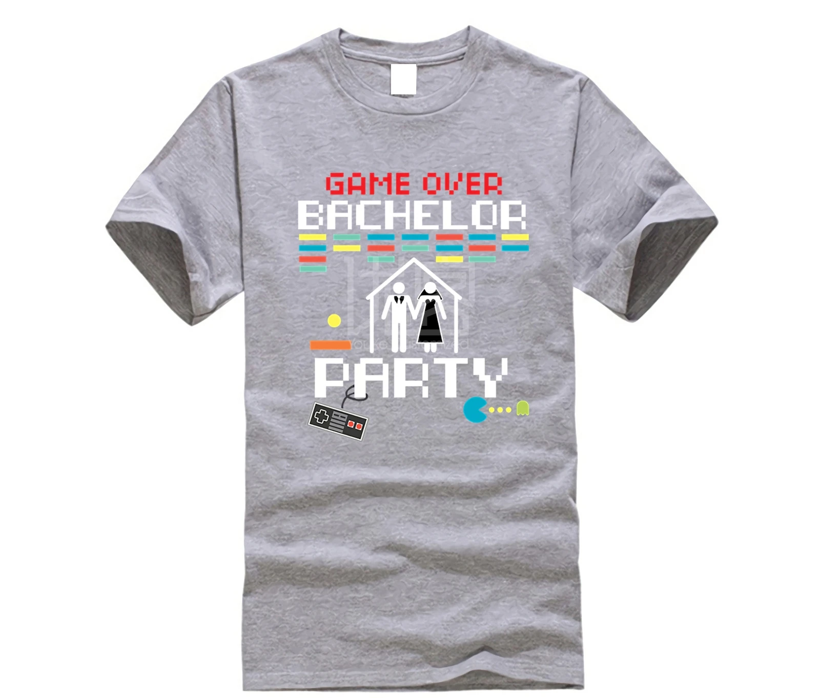 Брендовая мужская рубашка игры Over бакалавра вечерние футболка Crazy тройник для