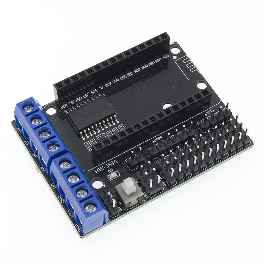 Модуль привода для автомобиля ESP8266 L293D NodeMCU щит платы двигателя 2-канальный