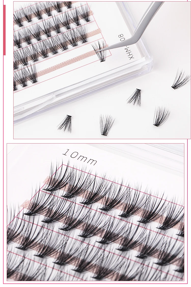 Efc beauty 0,05-30D Индивидуальные ресницы 30d Кластерное наращивание ресниц Профессиональные норковые накладные ресницы