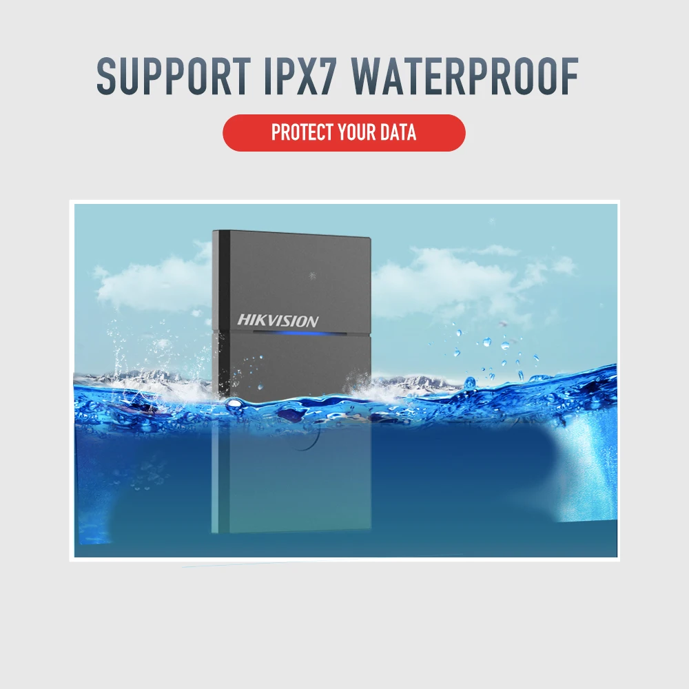 

HIKVISION Elite 7 500GB 1TB Portable SSD External Hard drive USB3.2 Gen2 Type C 1060MB/s External Solid State Drive For Laptop