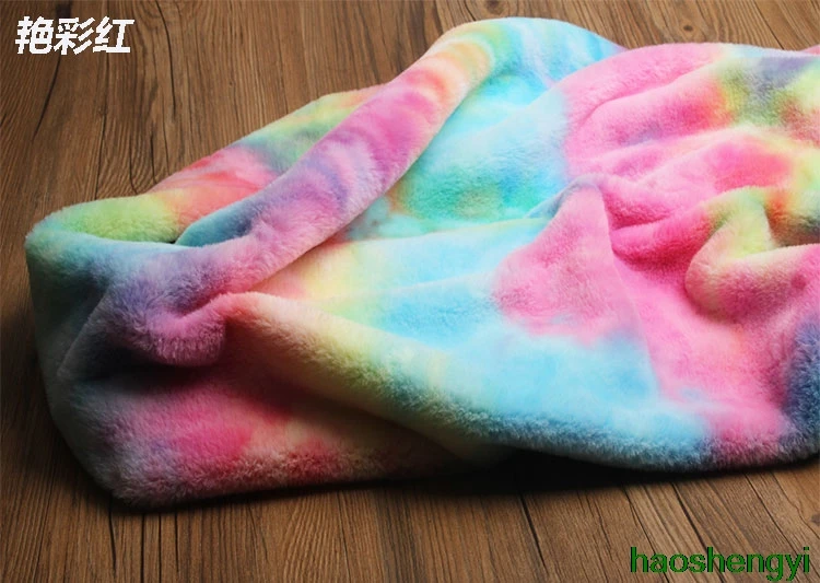 Плюшевая ткань с имитацией кроличьего меха фоновая ручной работы для занавесок