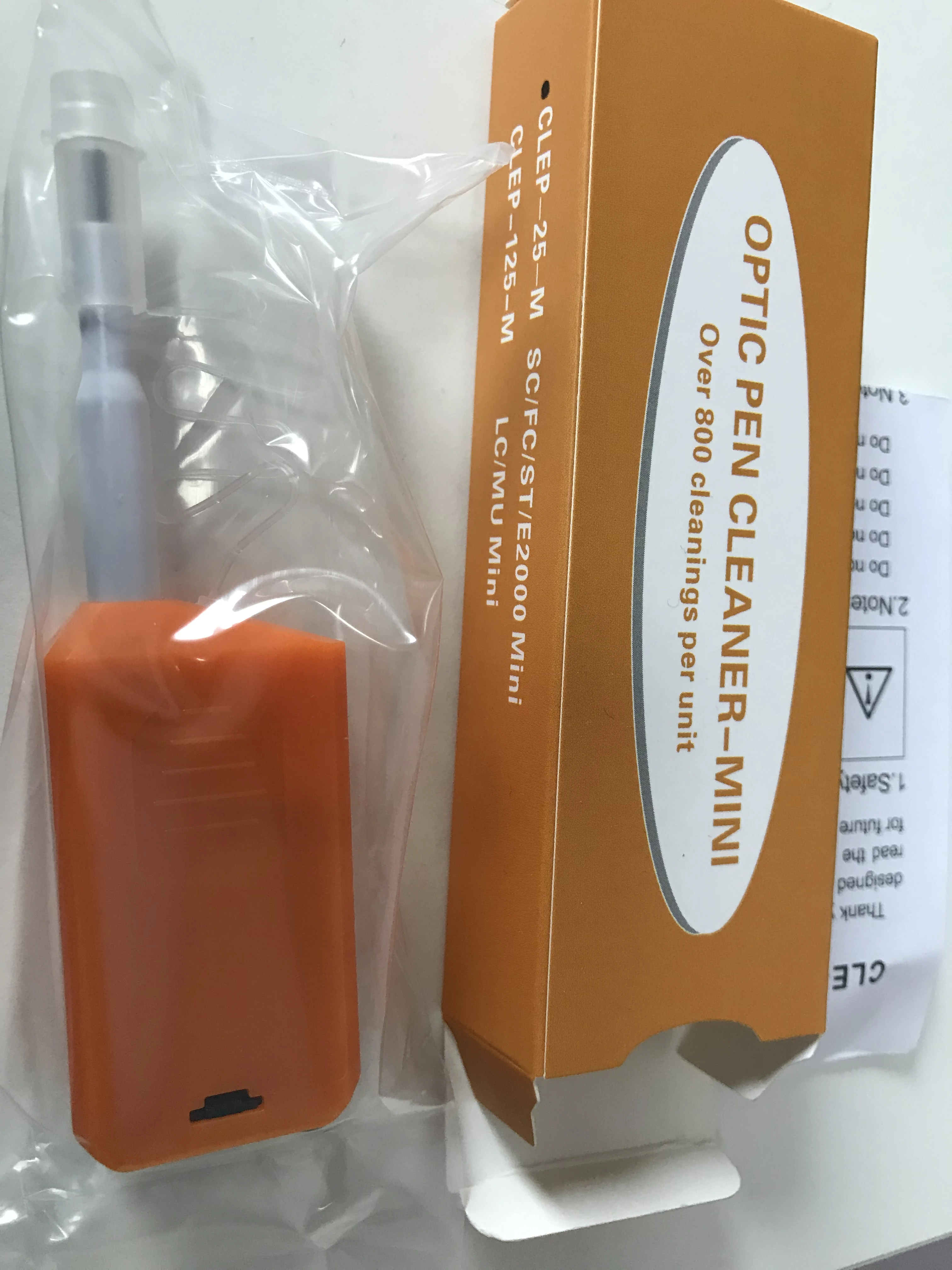 

Mini One-Click Fiber Optic Cleaner Pen for 2.5mm SC ST and FC Connectors Fiber Optic Tools New Model