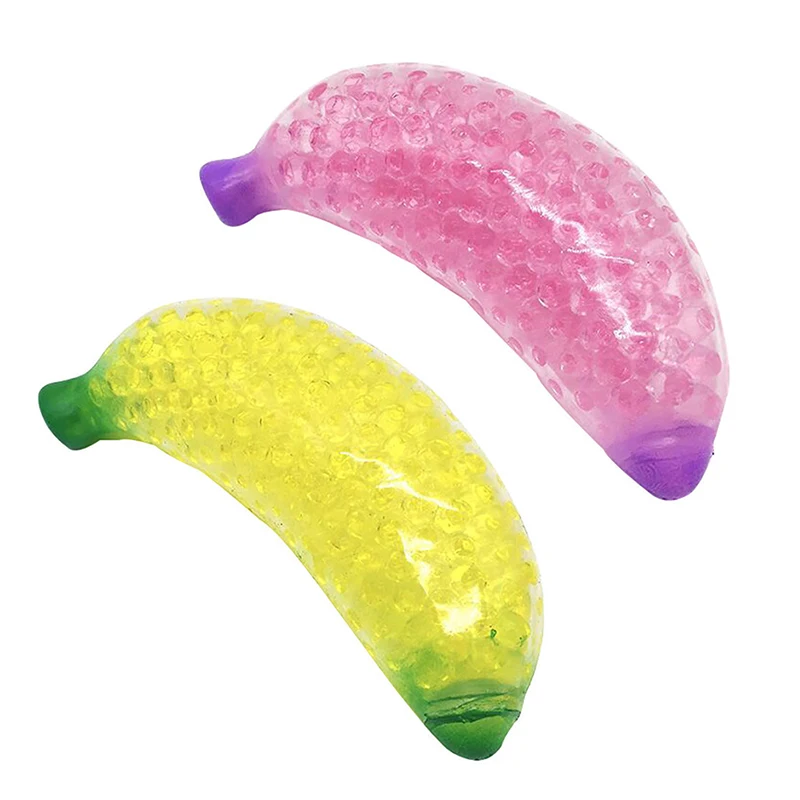 Juguete pelota de estr&eacute;s con bolas de pl&aacute;tano esponjoso para adultos y ni&ntilde;os, juguete para apretar infinita, estr&eacute;s, alivia la descompresi&oacute;n, 1 unidad-5