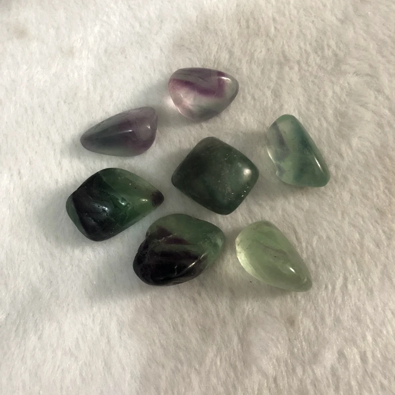 Оптовая продажа 4 шт./лот натуральный Радужный флюорит 6 + опущенный исцеляющий