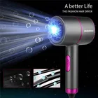 Профессиональный салонный фен CkeyiN с анионами, щетка с горячим воздухом, сушилка для волос с отрицательным ионным контролем температуры, мощный Фен