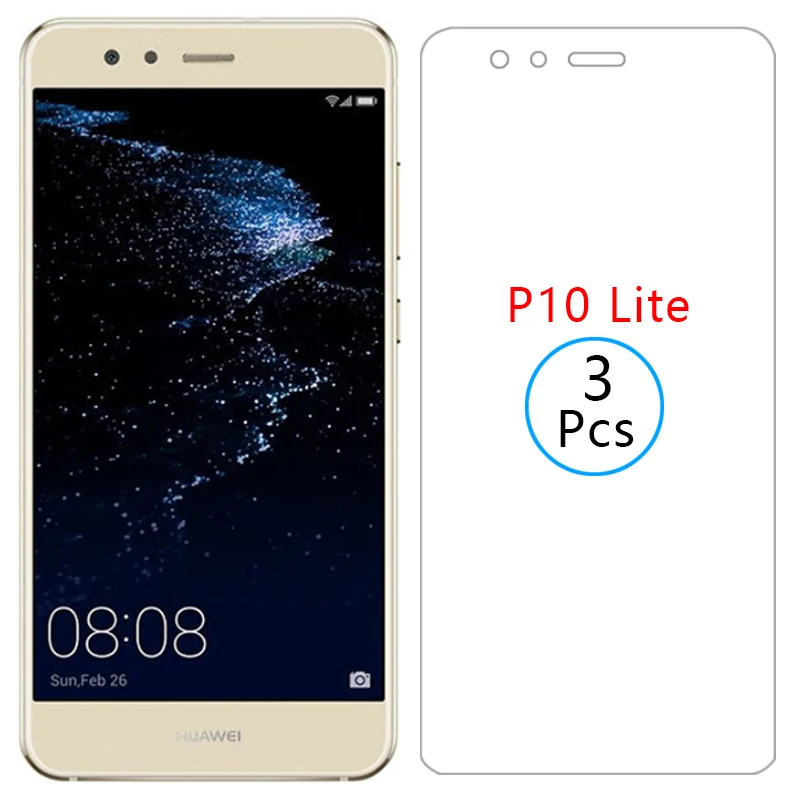 

Защитное закаленное стекло для huawei p10 lite, защита экрана на p10lite p 10 10p, легкая защитная пленка huawey huwei hawei huawe 9h