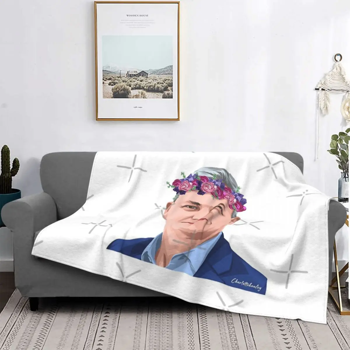 

Cho Joel-Manta de corona de flores, colcha de cama a cuadros, edredones, Sudadera con capucha, ropa de cama y fundas, 150