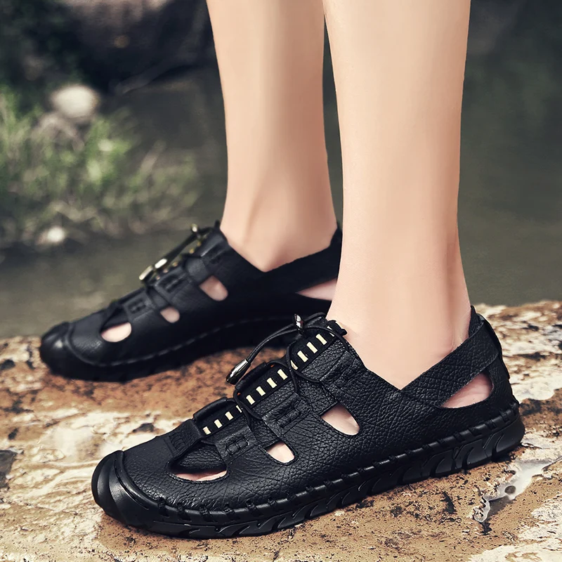 

Light Shoes flip man beach safety slides playa Breathable breathable new running comfortable Sneakers men couple slip fashion