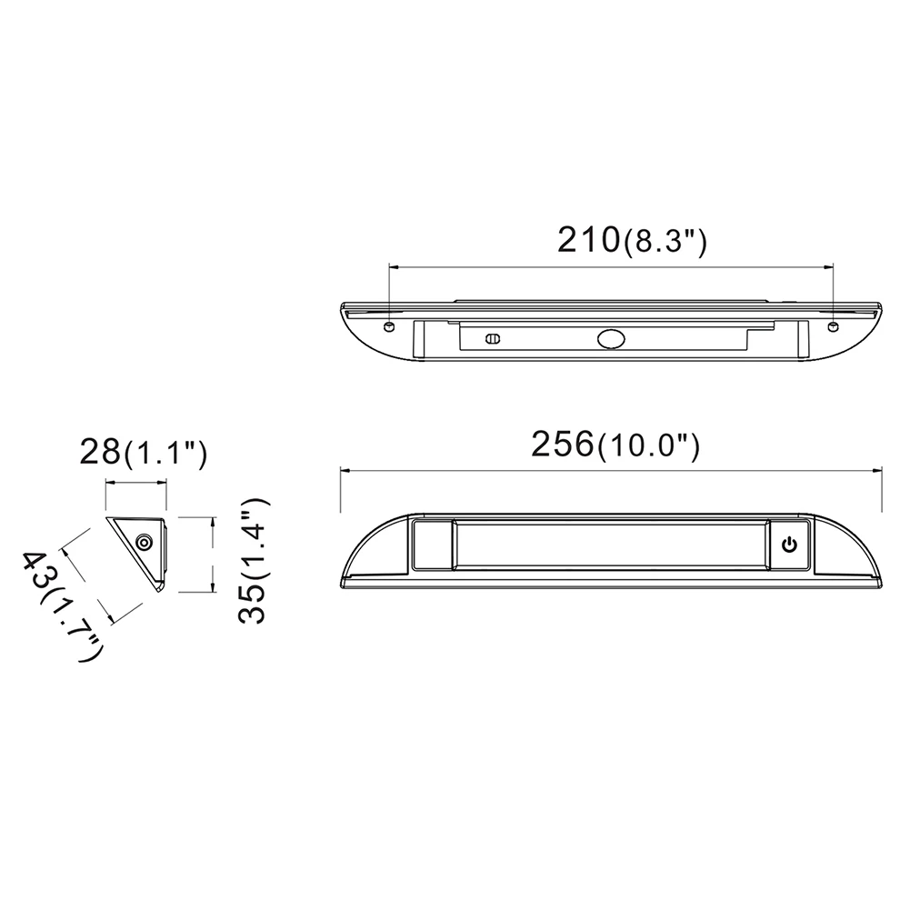 LED RV Yacht Indoor Ceiling Light 12-28V IP67 Waterproof Motorhome Camper Caravan Exterior Bar Touch Switch Awning Lamp | Автомобили и