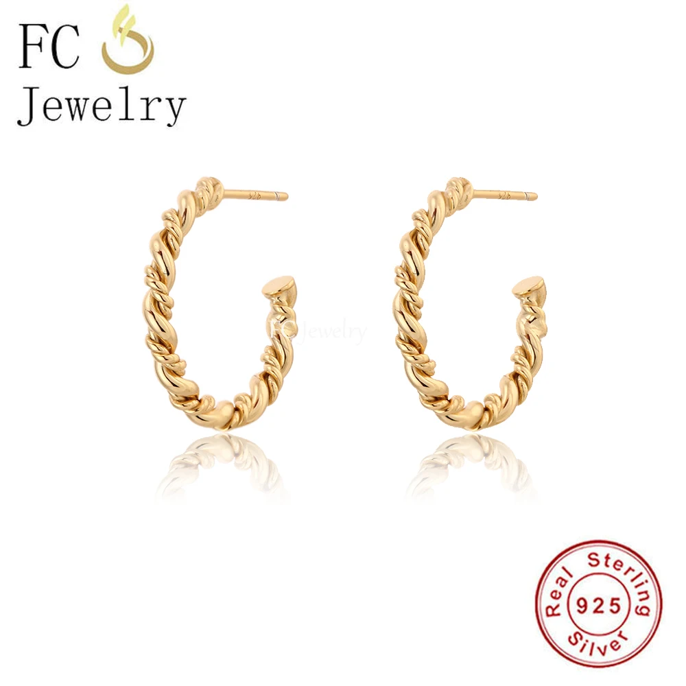 Женские серьги-кольца с серебряной дугой летние | Украшения и аксессуары