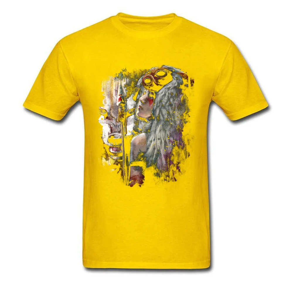 Футболка оверсайз с изображением принцессы Мононоке духа волка классные