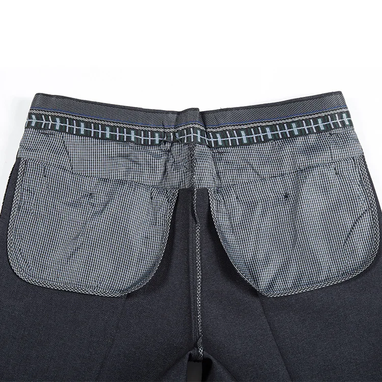 Мужские прямые брюки с высокой талией на весну и осень размера плюс | Мужская