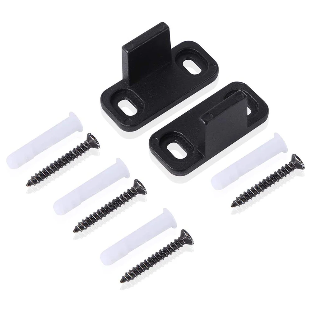 

2 Pack Matte Bottom Floor Guide Carbon Steel Hardware Adjustable for Sliding Barn Door