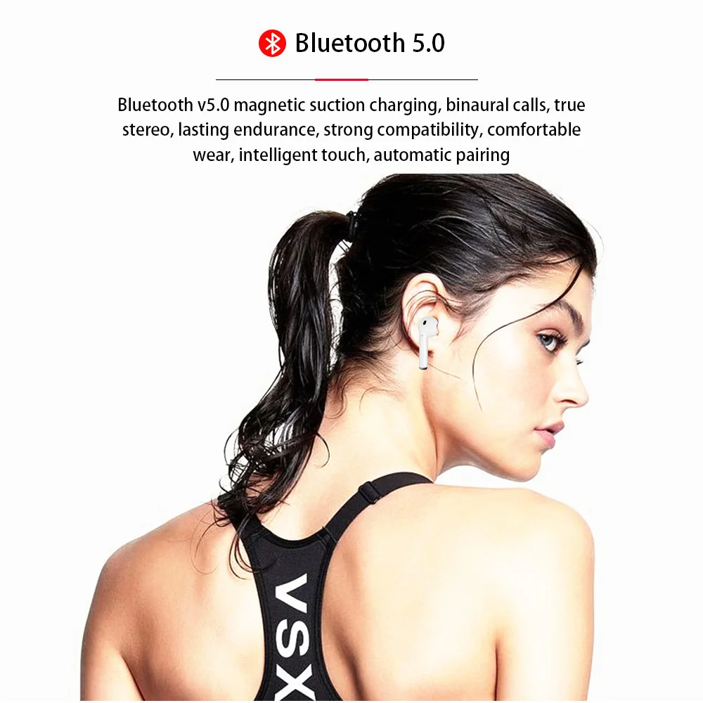 Istoreshop последняя i100 tws Беспроводная Bluetooth игровая гарнитура для iPhone и Android