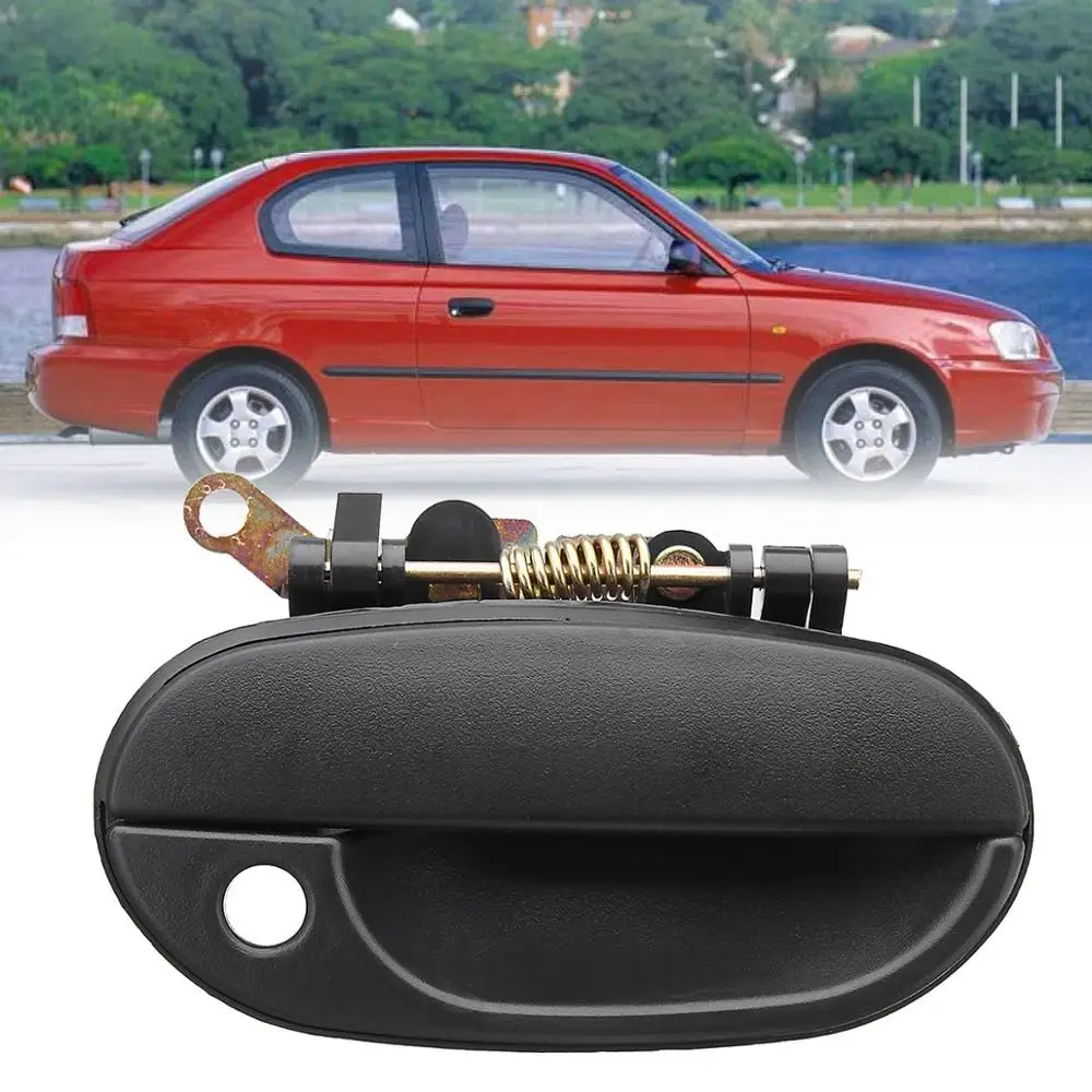 Для hyundai Accent 1995 1996 1997 1998 1999 2000 для Excel X3 1997 1998 1999 2000 Передний левый/правый наружные дверные ручки - Цвет: Front Left