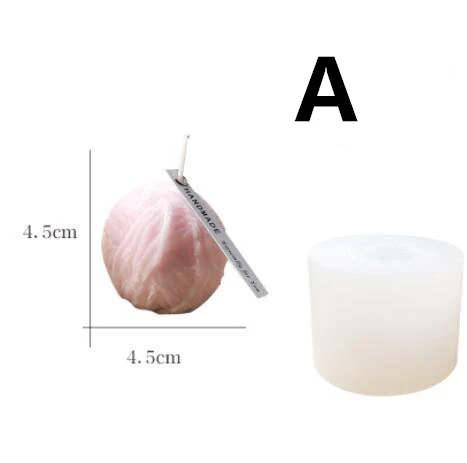 Форма для рождественских свечей силиконовая форма вязания шерстяных цилиндров
