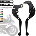 Тормозной рычаг сцепления для BMW S1000RR 2010-2018HP4 2012-2015 черный складной выдвижной Регулируемый логотип мотоцикла S1000 RR