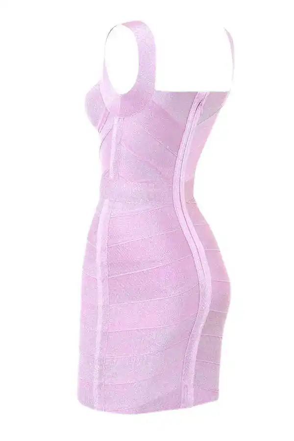 

summer new 2021 sexy elegant short dress bandage dress