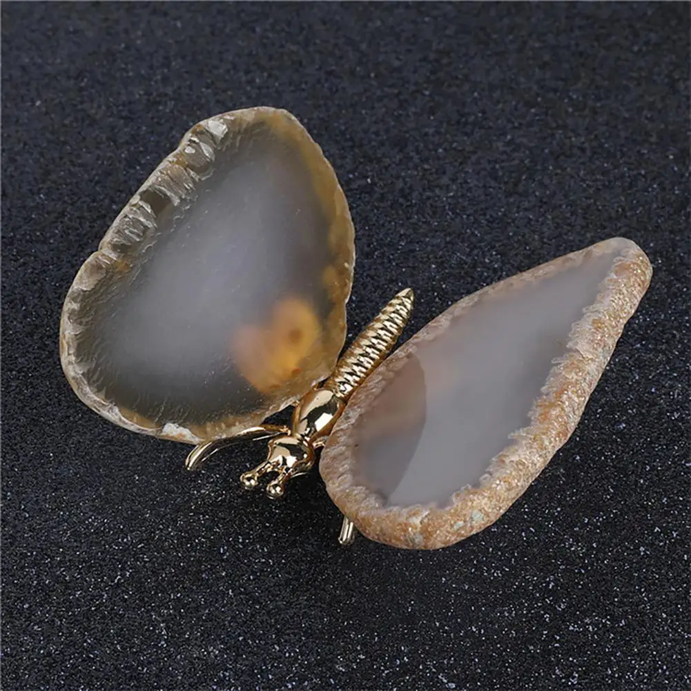 

Realistic Slice Butterfly Stones Vibrant Decorative Butterfly Craft Stones Desktop Ornament Butterfly Stones Home Decoration