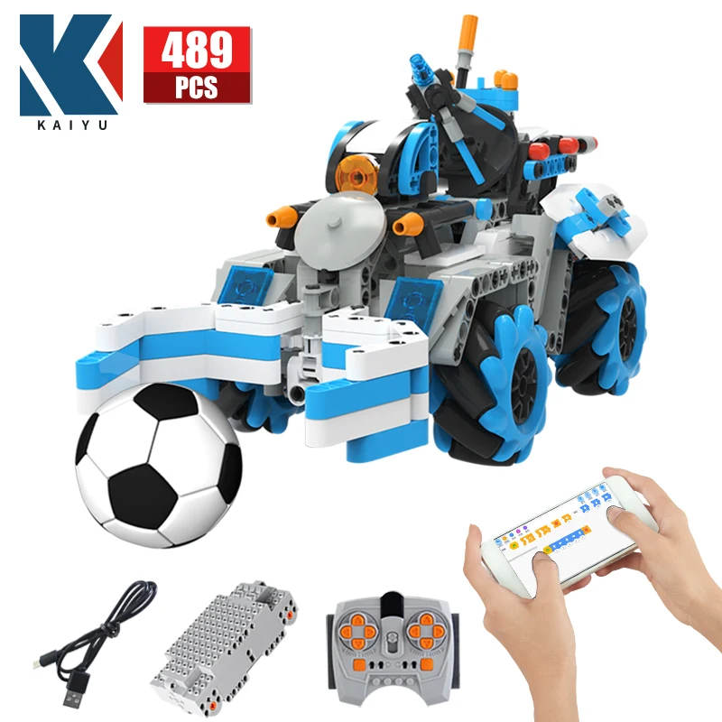 KAIYU 489 шт. 4WD городские электрические машинки на радио управлении Футбол