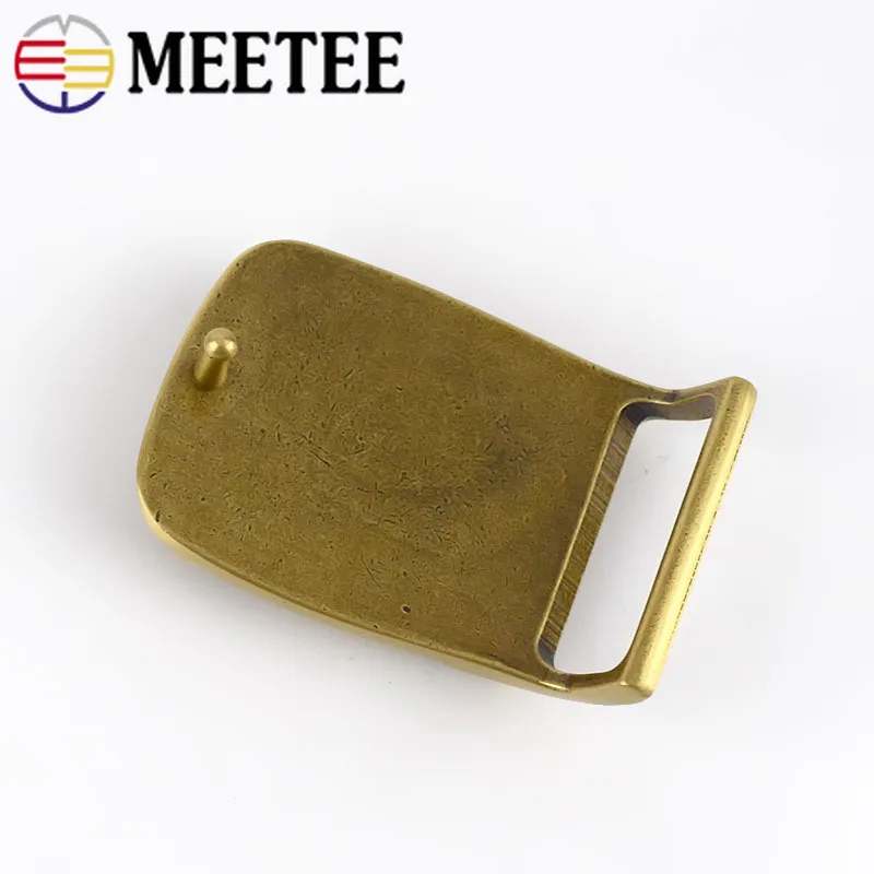 Пряжки для ремня мужские из 100% латуни прямоугольные 37-38 мм пояс с пряжкой дюйма 1/2