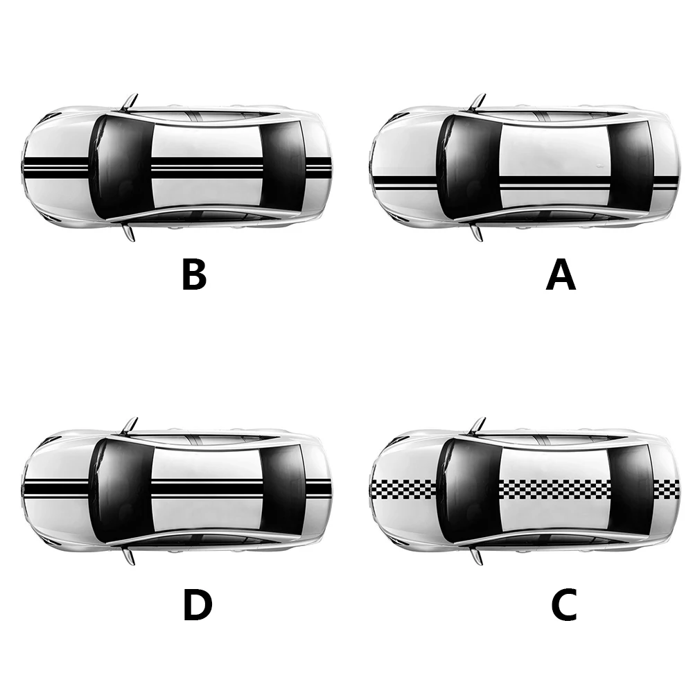 Автомобильные наклейки в длинную полоску виниловая пленка сделай сам спортивные