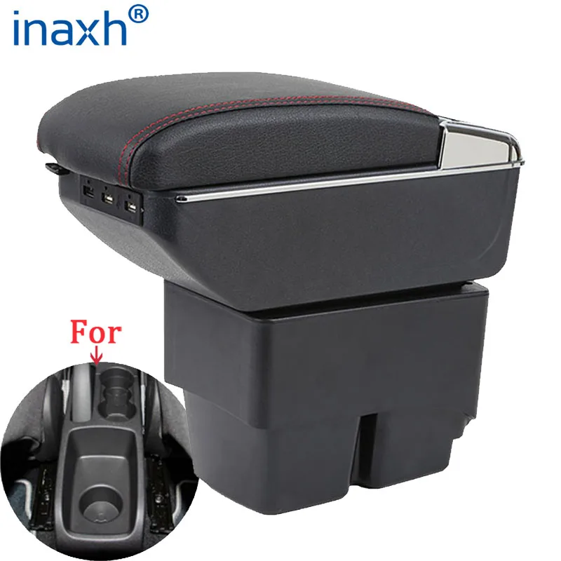 

For Ford Fiesta Armrest box Interior details Parts special Retrofit parts Car accessories Center Storage box Car Armrest Arm