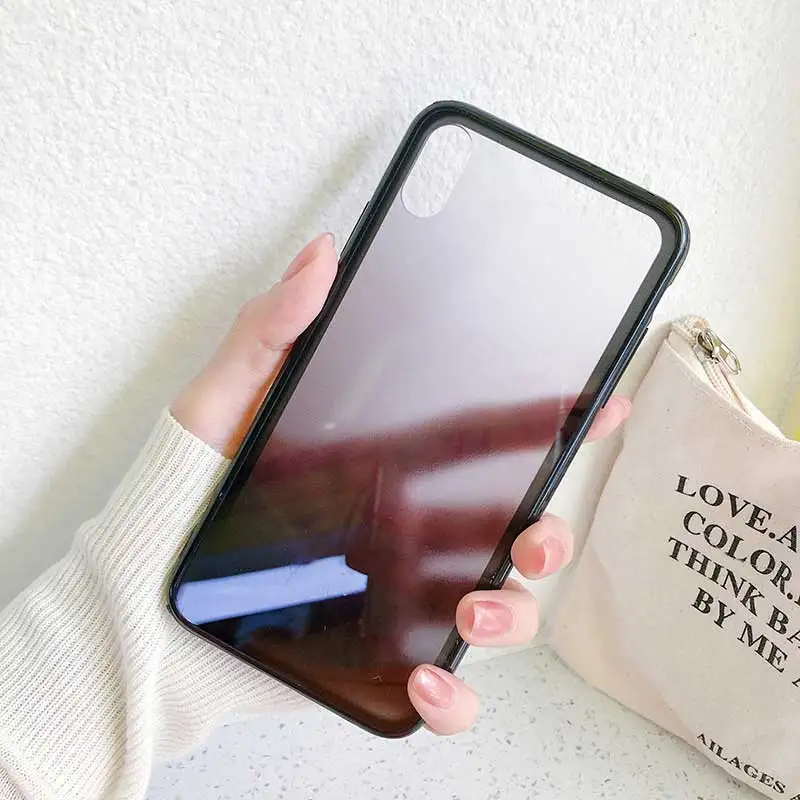 Модный градиентный цветной чехол для телефона iphone 11 Pro XS MAX XR X 6 6S 7 8 Plus мягкий прозрачные чехлы чехол|case for